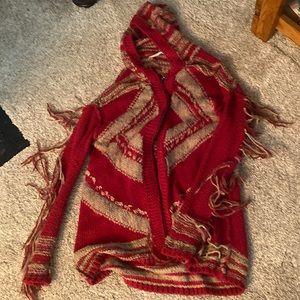 Free People Zipper Sweater Jacket